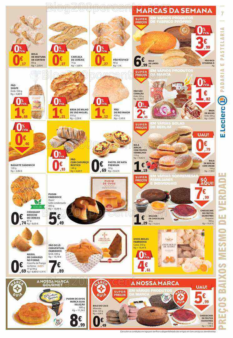 Antevisão Folheto E-LECLERC Promoções de 3 a 9 agosto