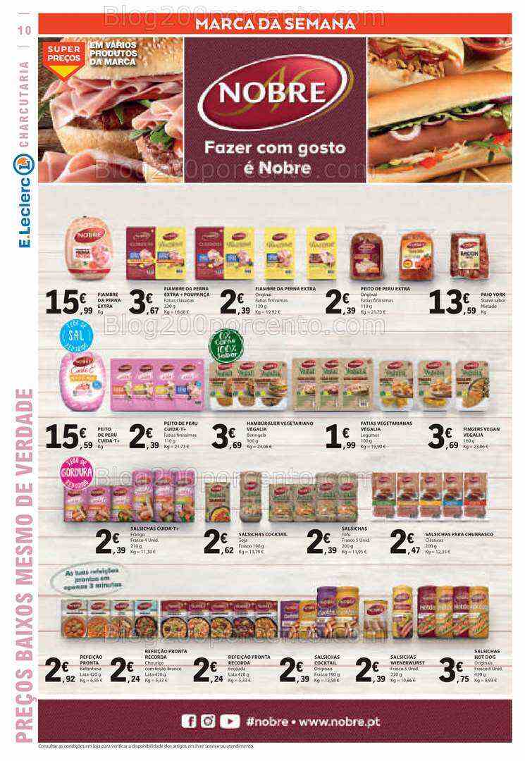 Antevisão Folheto E-LECLERC Promoções de 3 a 9 agosto