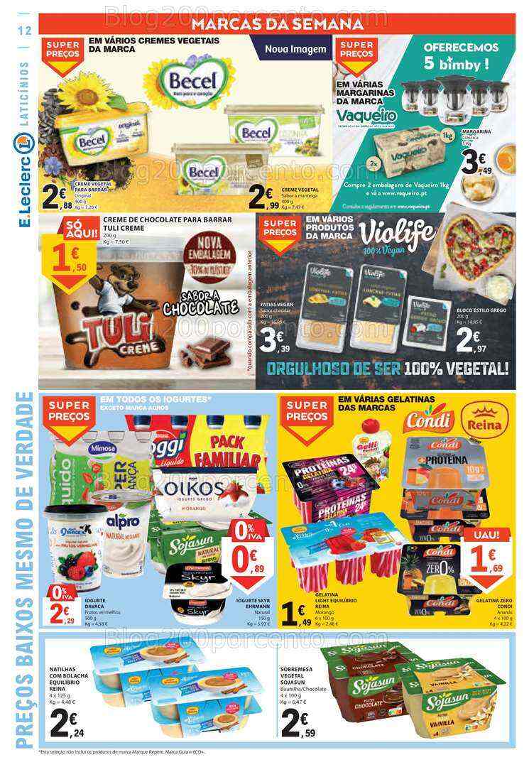 Antevisão Folheto E-LECLERC Promoções de 3 a 9 agosto