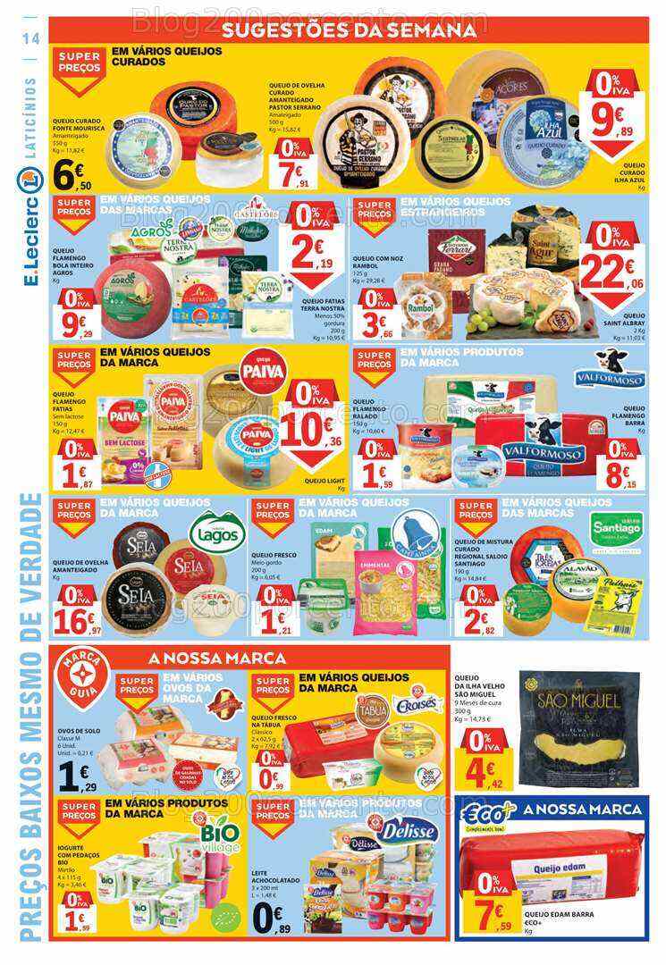 Antevisão Folheto E-LECLERC Promoções de 3 a 9 agosto