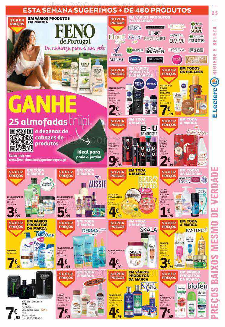 Antevisão Folheto E-LECLERC Promoções de 3 a 9 agosto