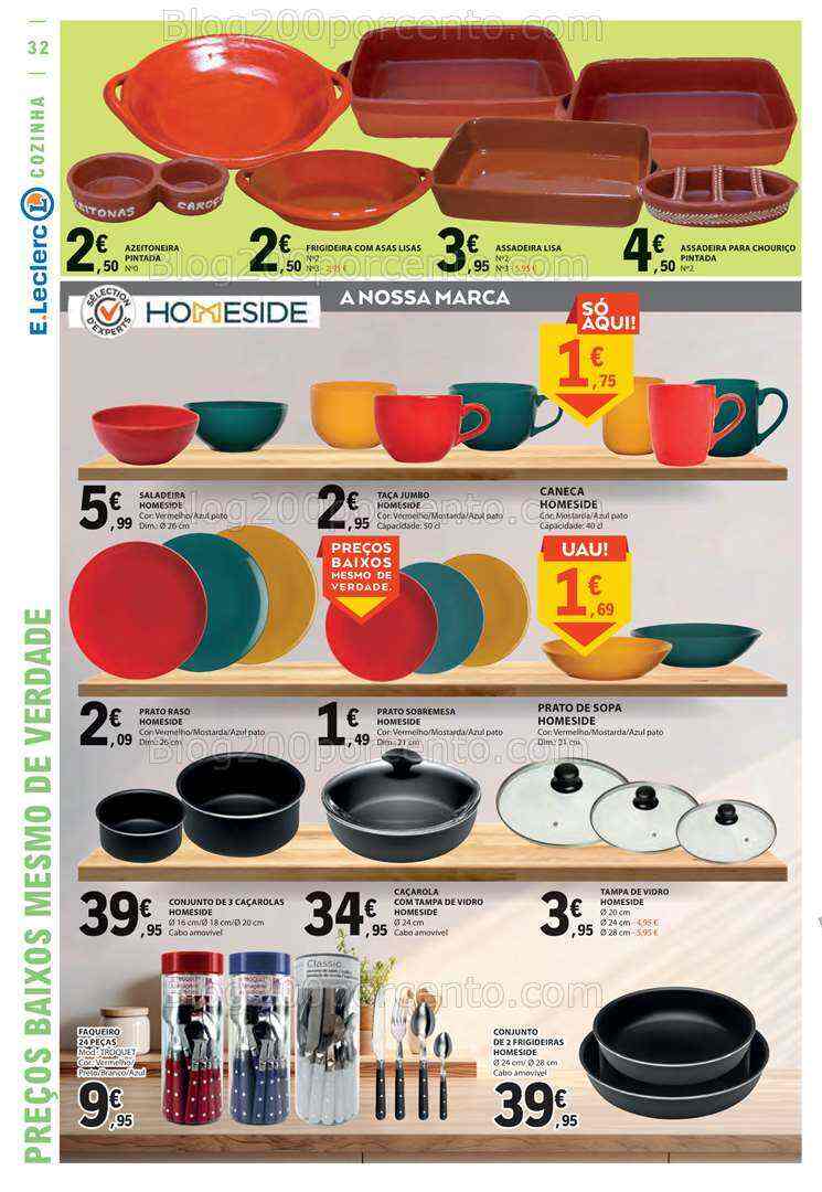 Antevisão Folheto E-LECLERC Promoções de 3 a 9 agosto