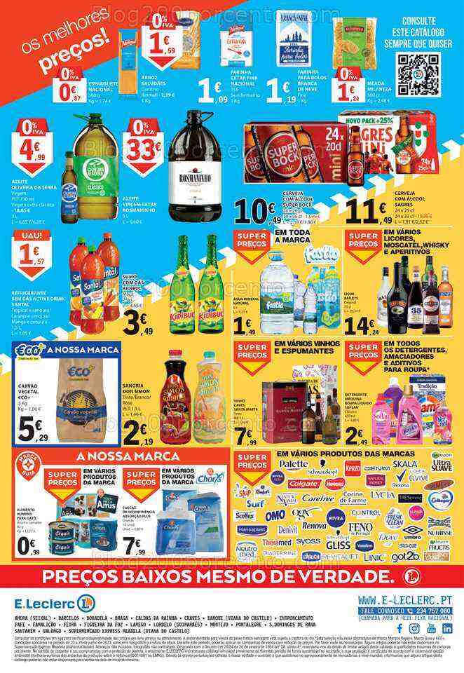 Antevisão Folheto E-LECLERC Promoções Fim de Semana - 23 a 25 junho