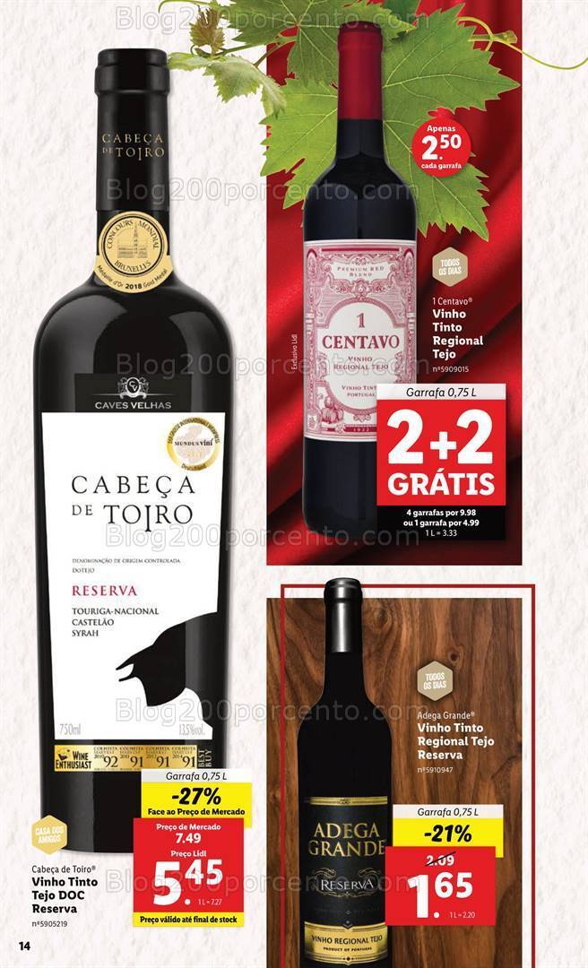 Antevisão Folheto LIDL Feira Queijos Enchidos e Vinhos - 1 a 14 fevereiro