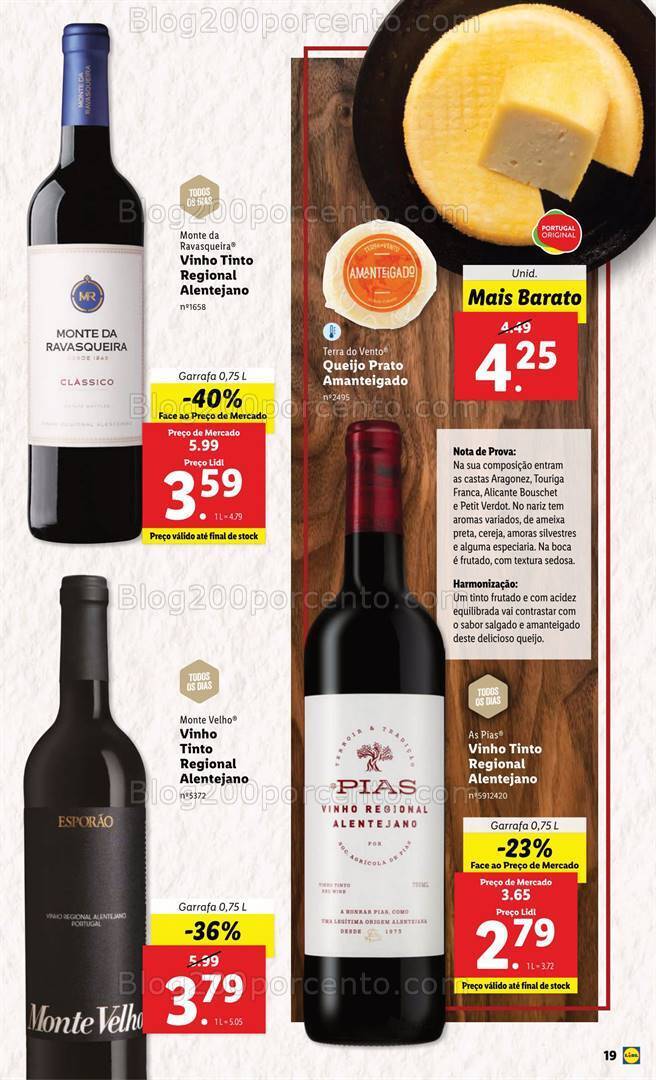 Antevisão Folheto LIDL Feira Queijos Enchidos e Vinhos - 1 a 14 fevereiro