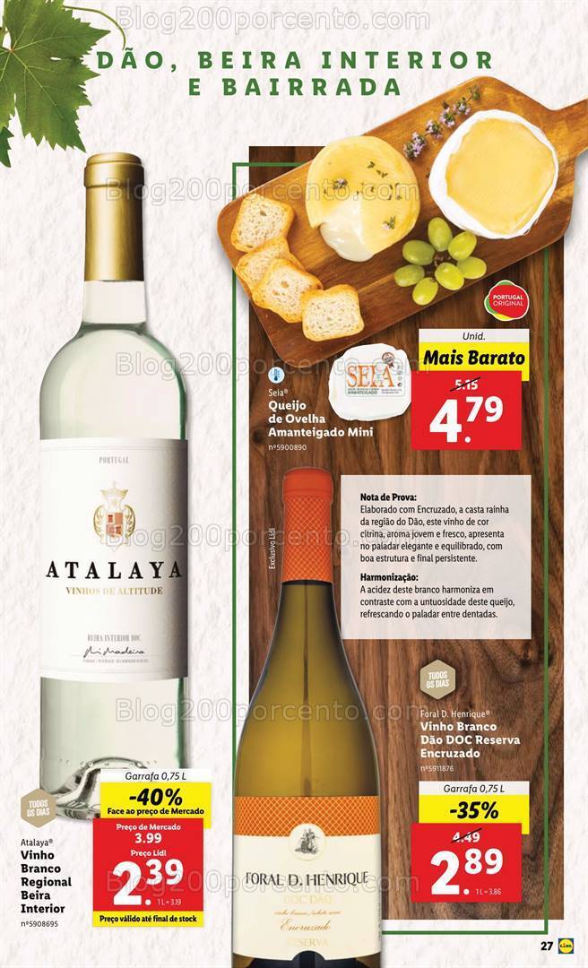 Antevisão Folheto LIDL Feira Queijos Enchidos e Vinhos - 1 a 14 fevereiro