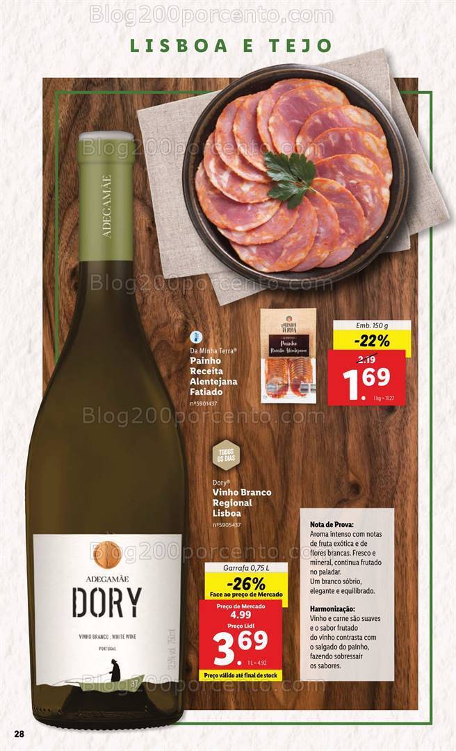 Antevisão Folheto LIDL Feira Queijos Enchidos e Vinhos - 1 a 14 fevereiro