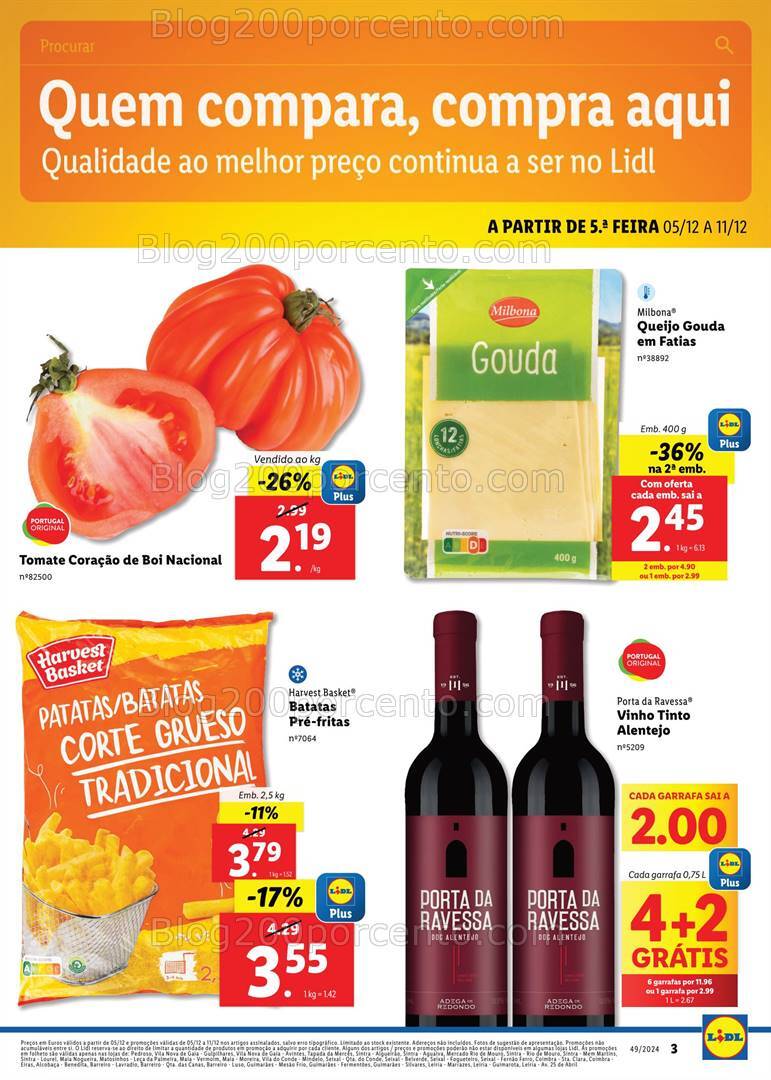 Antevisão Folheto LIDL Extra Promoções de 5 a 11 dezembro
