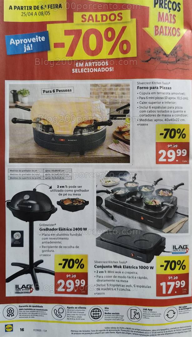 Antevisão Folheto LIDL Bazar Promoções de 21 de abril a 1 maio