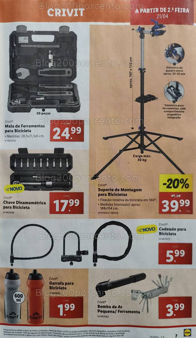 Antevisão Folheto LIDL Bazar Promoções de 21 a 27 de abril