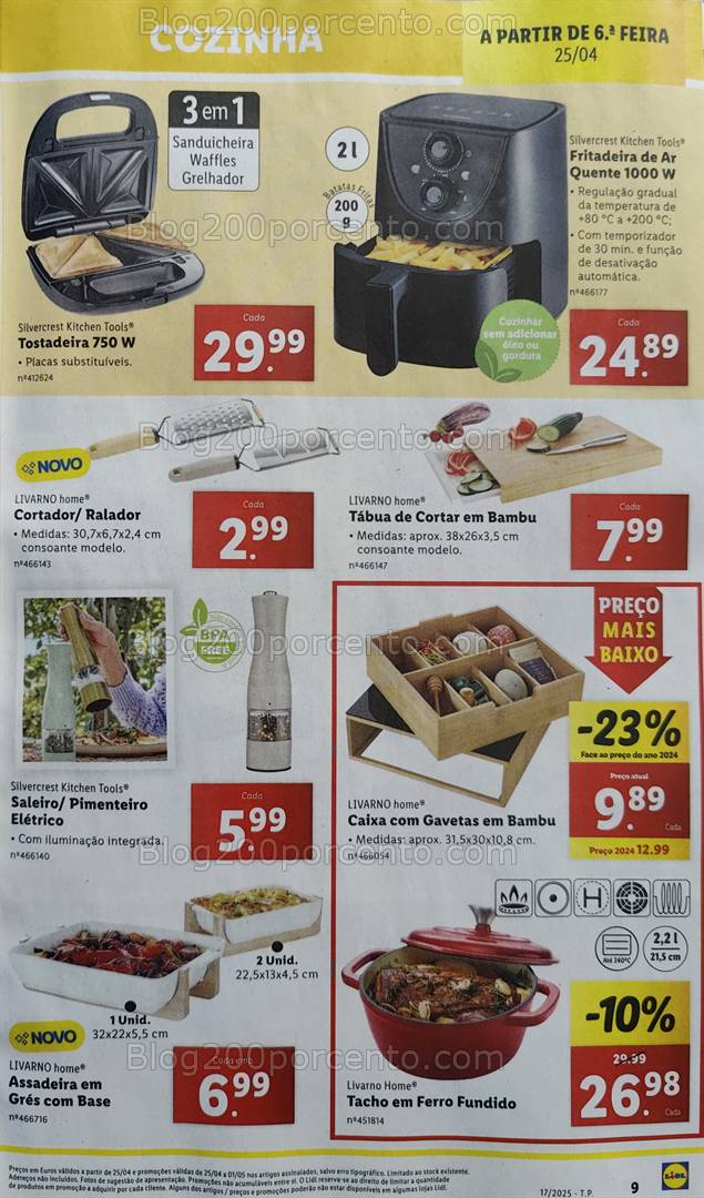 Antevisão Folheto LIDL Bazar Promoções de 21 de abril a 1 maio