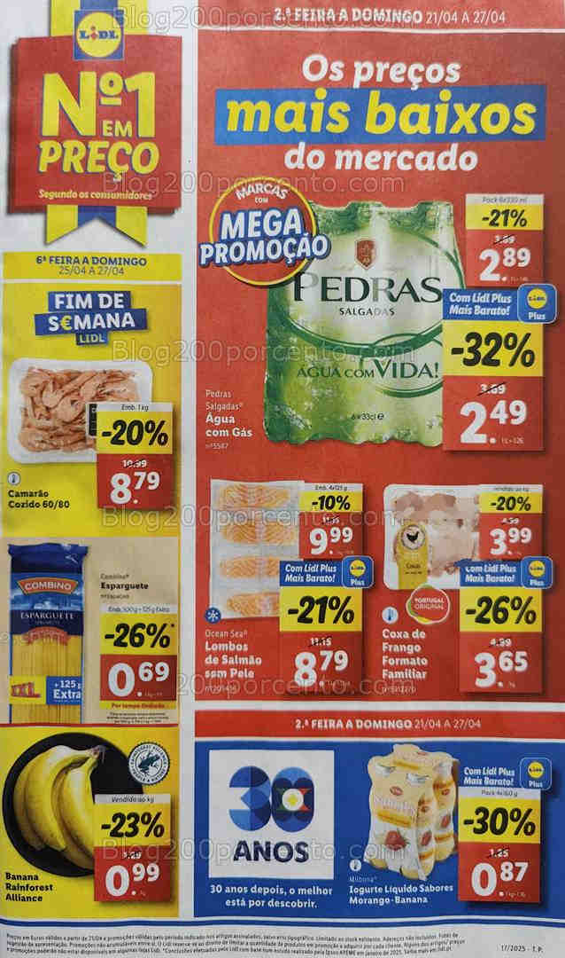 Antevisão Folheto LIDL Promoções de 21 a 27 de abril