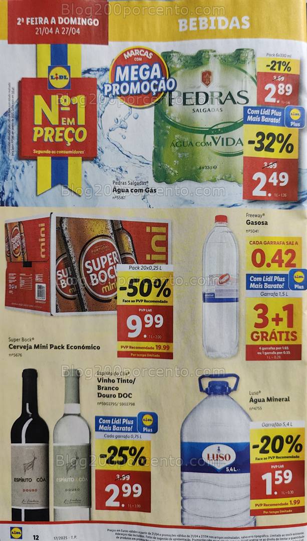 Antevisão Folheto LIDL Promoções de 21 a 27 de abril