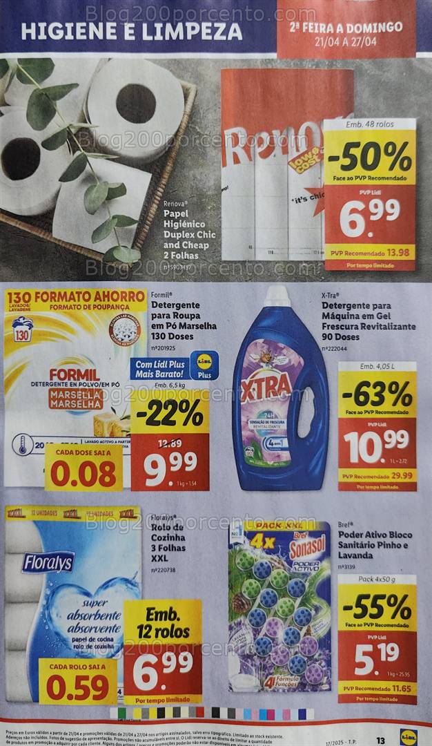 Antevisão Folheto LIDL Promoções de 21 a 27 de abril