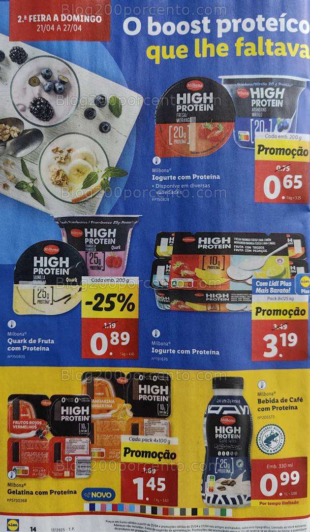 Antevisão Folheto LIDL Promoções de 21 a 27 de abril