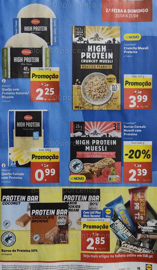 Antevisão Folheto LIDL Promoções de 21 a 27 de abril