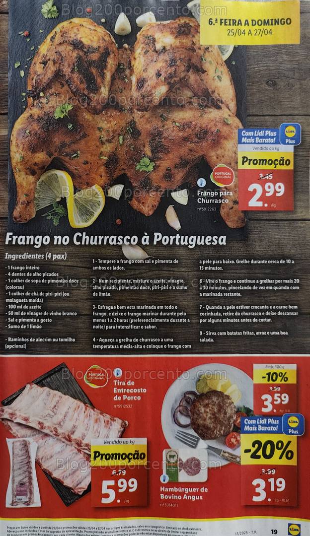 Antevisão Folheto LIDL Promoções de 21 a 27 de abril