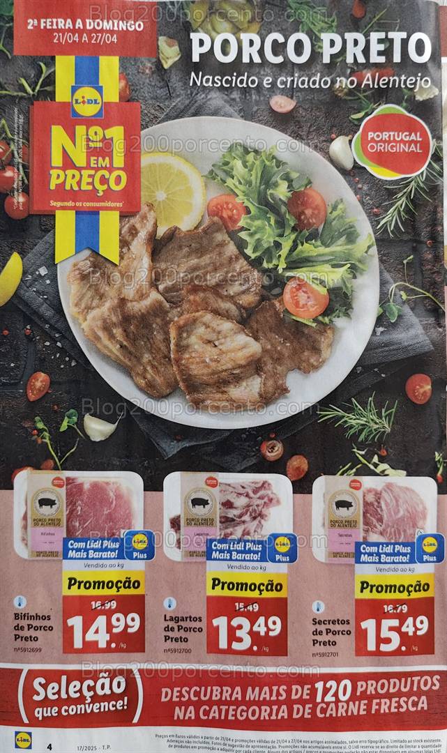 Antevisão Folheto LIDL Promoções de 21 a 27 de abril