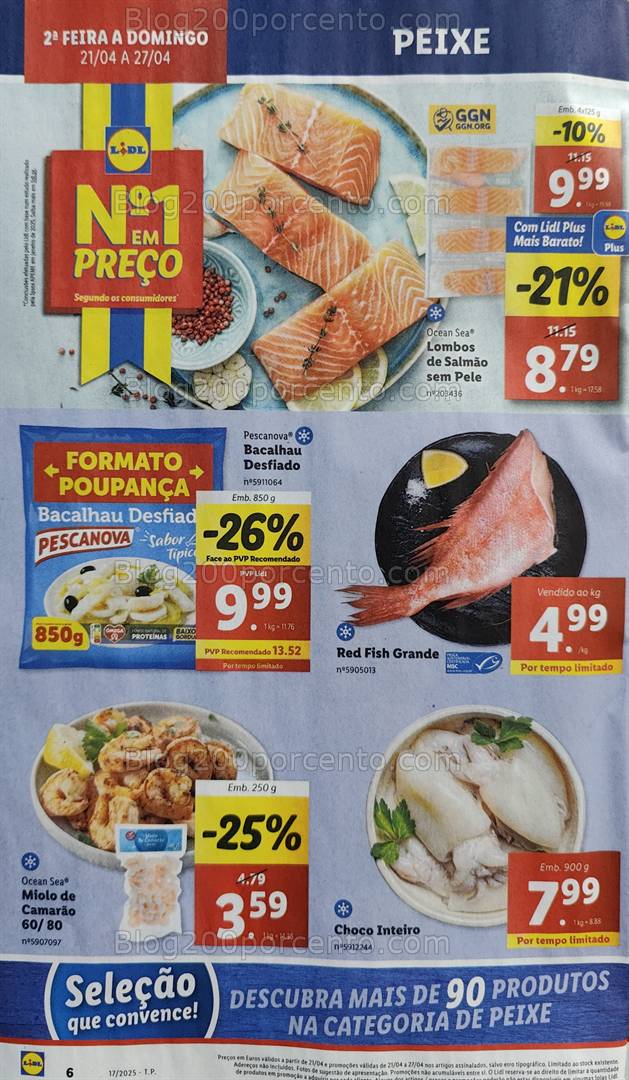 Antevisão Folheto LIDL Promoções de 21 a 27 de abril