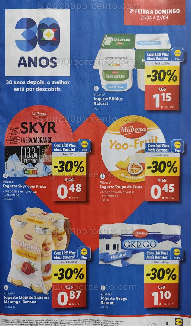 Antevisão Folheto LIDL Promoções de 21 a 27 de abril