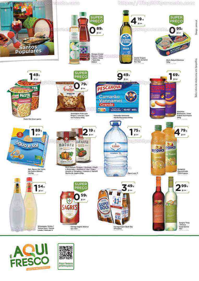 Antevisão Folheto AQUI É FRESCO Promoções de 12 a 25 junho