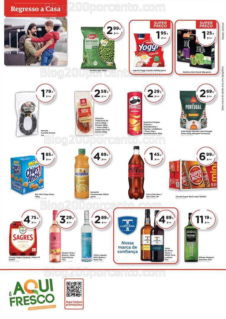 Antevisão Folheto AQUI É FRESCO Promoções de 14 a 25 agosto