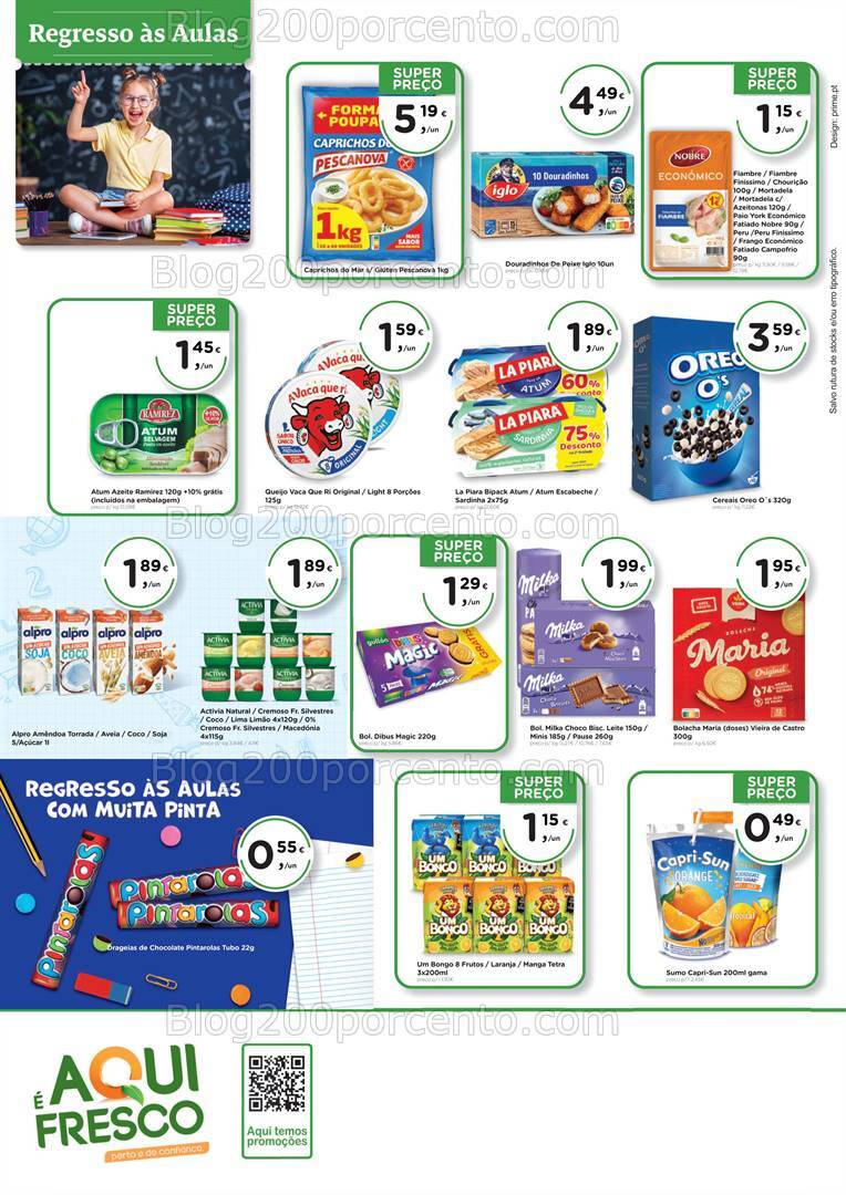 Antevisão Folheto AQUI É FRESCO Promoções de 28 agosto a 8 setembro