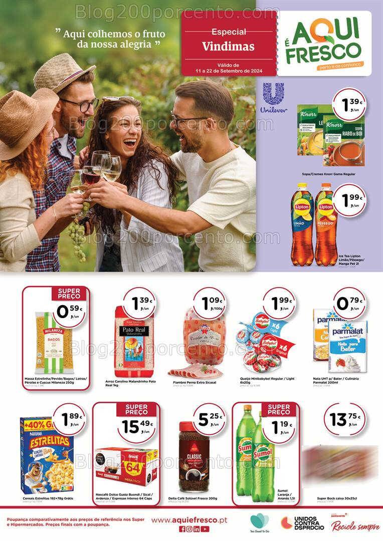 Antevisão Folheto A NOSSA LOJA Promoções de 11 a 22 setembro