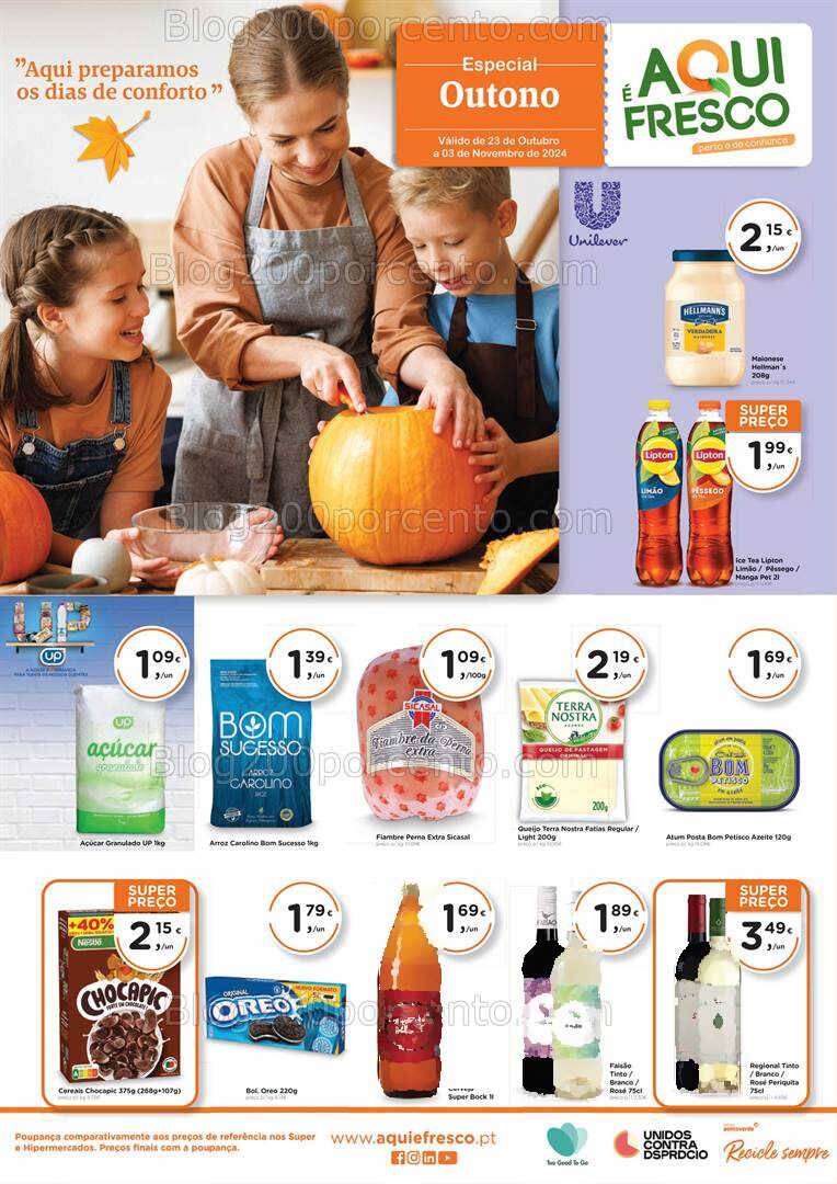 Antevisão Folheto A NOSSA LOJA Promoções de 23 outubro a 3 novembro