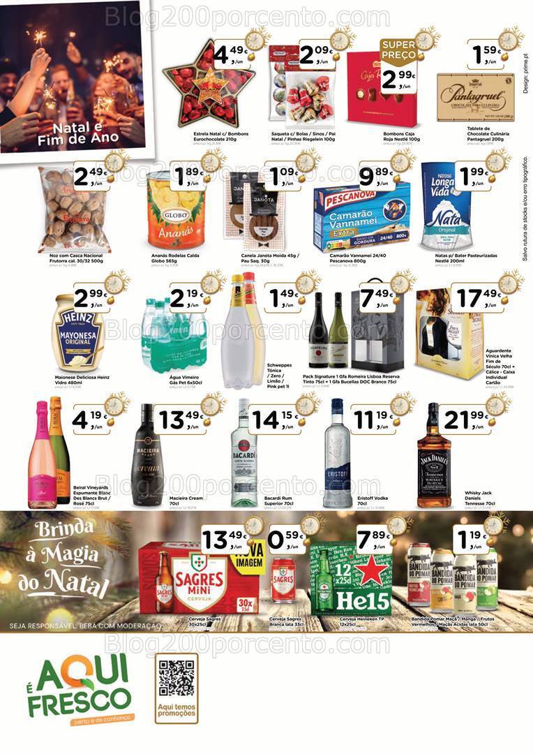Antevisão Folheto AQUI É FRESCO Promoções de 13 a 31 dezembro