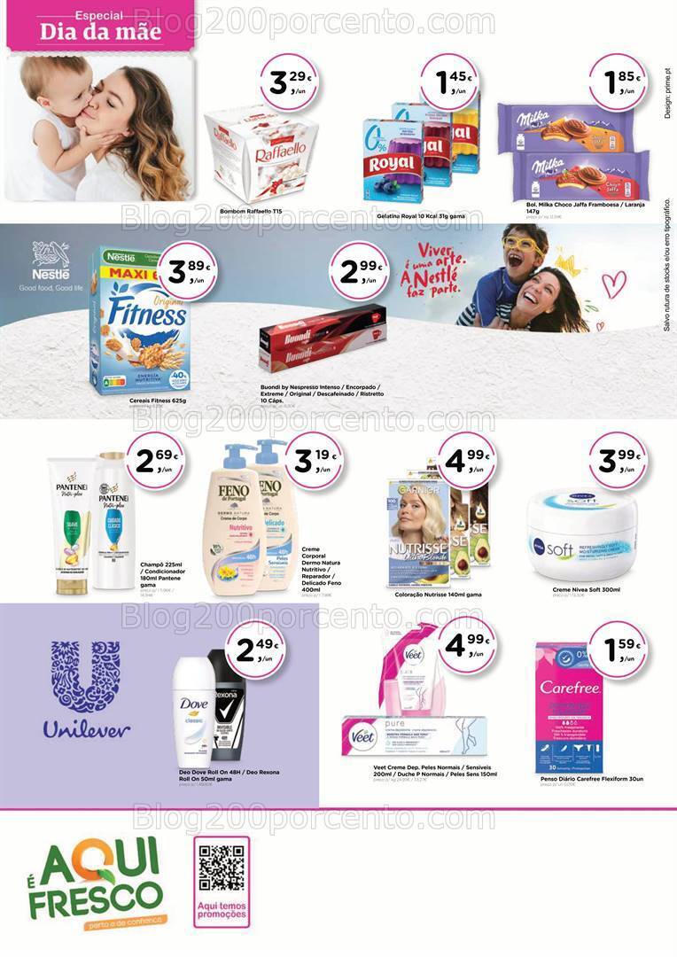 Antevisão Folheto AQUI É FRESCO Promoções de 1 a 12 maio