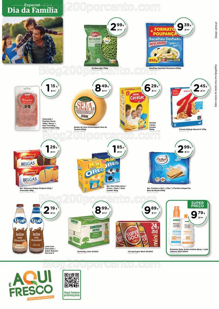 Antevisão Folheto AQUI É FRESCO Promoções de 15 a 26 maio