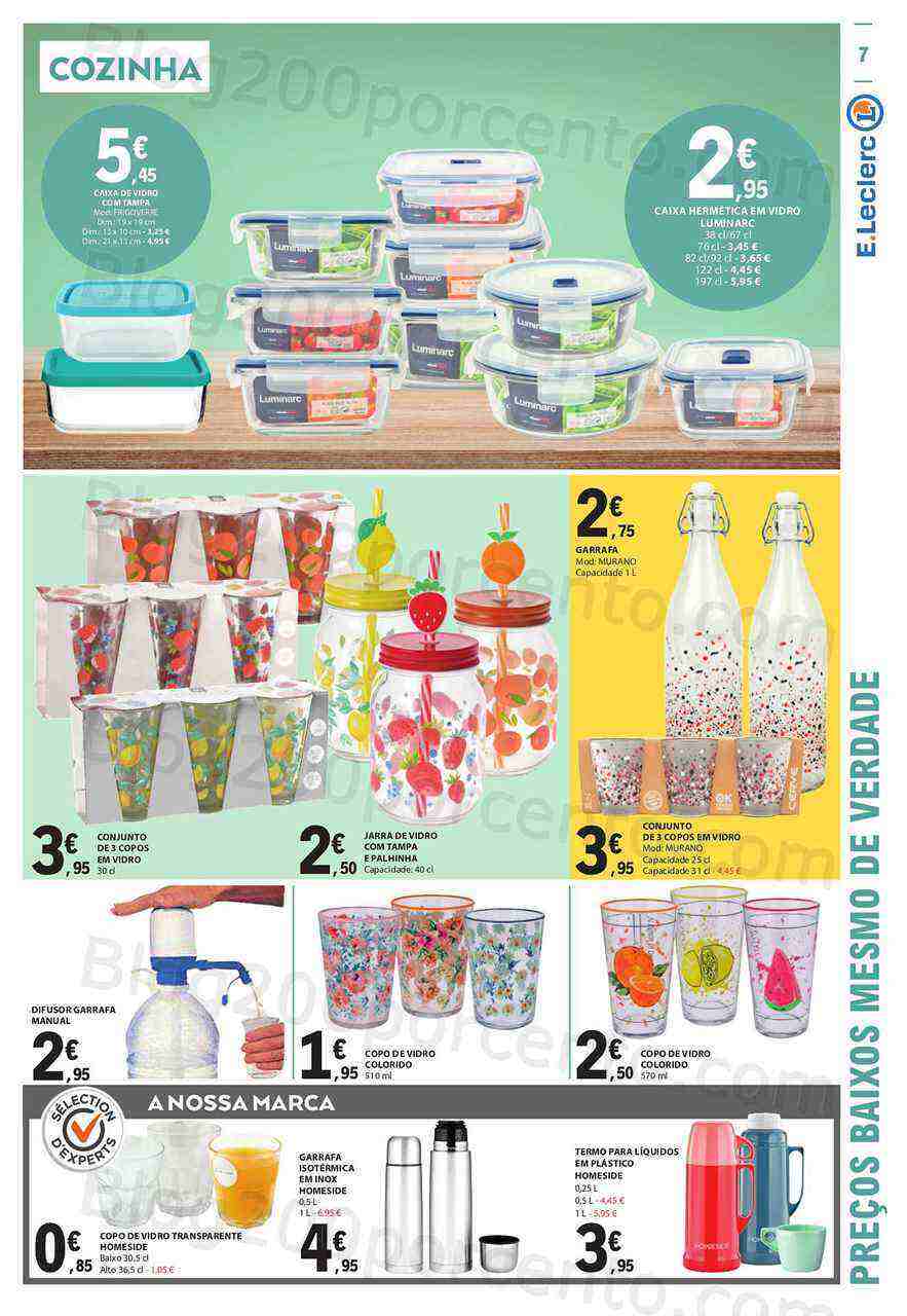 Antevisão Folheto E-LECLERC Bazar Promoções de 11 a 24 maio