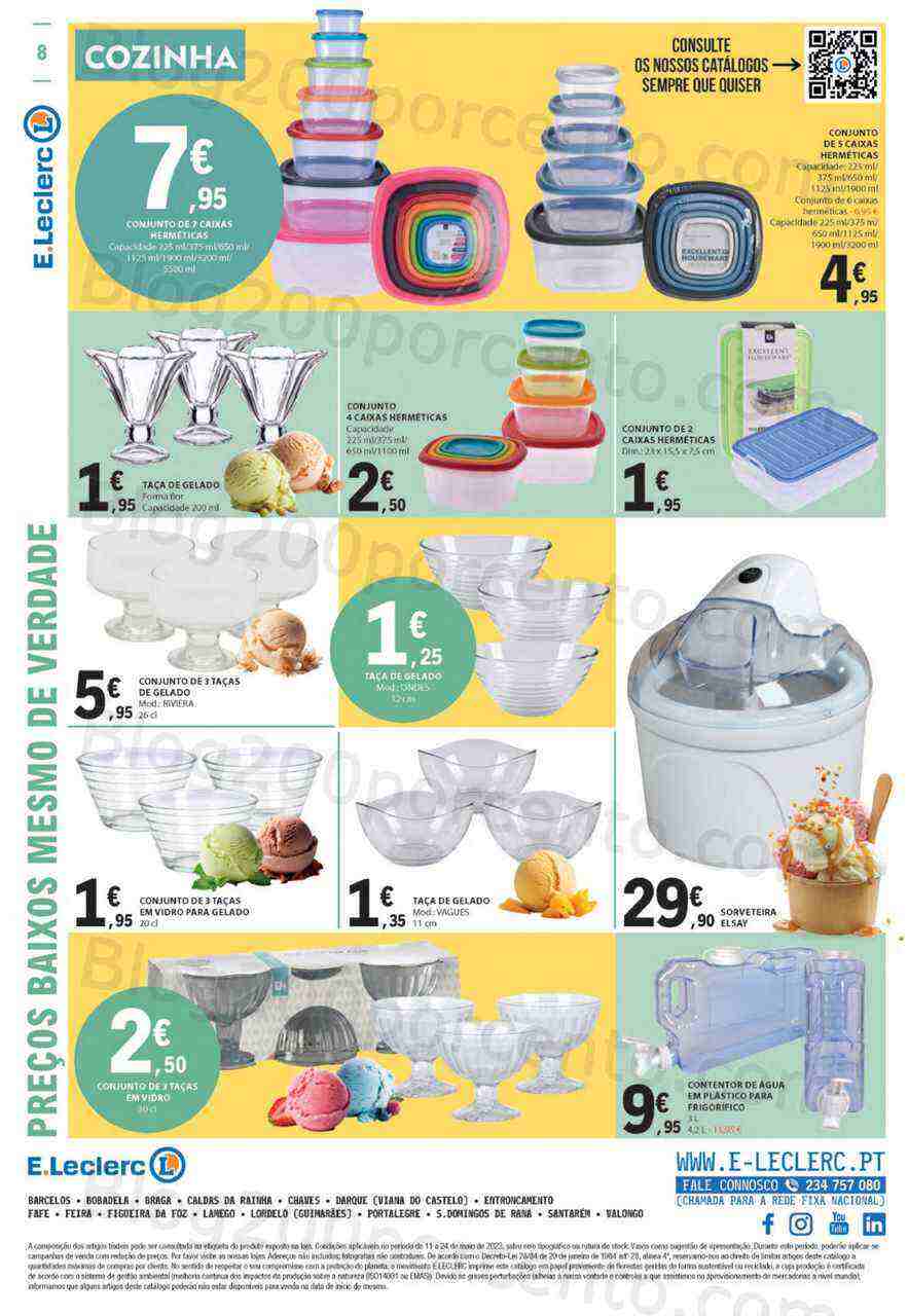 Antevisão Folheto E-LECLERC Bazar Promoções de 11 a 24 maio