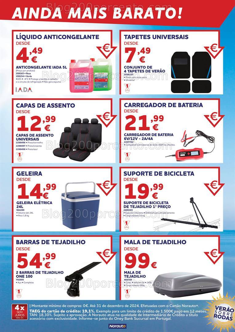 Antevisão Folheto NORAUTO Verão Promoções de 1 agosto a 8 outubro