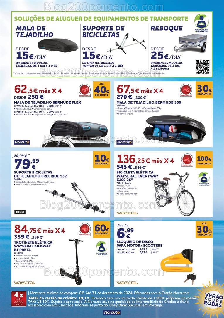 Antevisão Folheto NORAUTO Verão Promoções de 1 agosto a 8 outubro