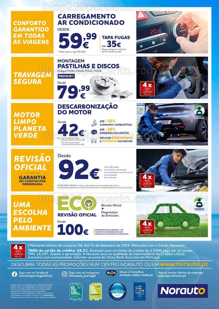Antevisão Folheto NORAUTO Verão Promoções de 1 agosto a 8 outubro
