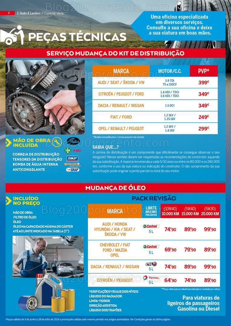 Antevisão Folheto E-LECLERC Auto Promoções de 5 junho a 28 julho