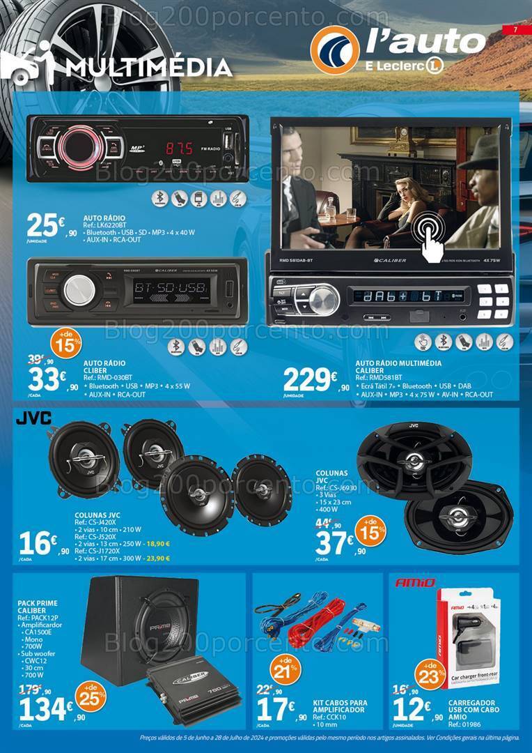 Antevisão Folheto E-LECLERC Auto Promoções de 5 junho a 28 julho