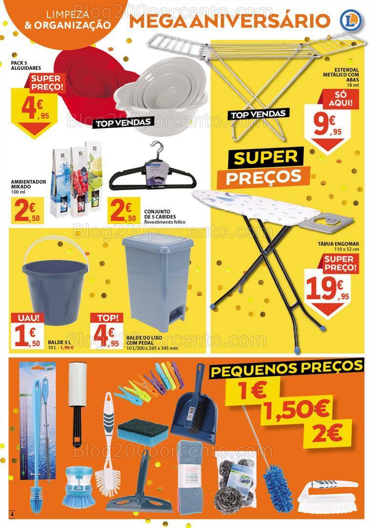 Antevisão Folheto E-LECLERC Aniversário Bazar Promoções de 13 a 29 outubro