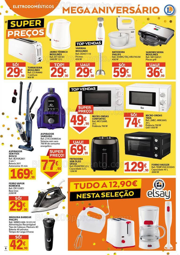 Antevisão Folheto E-LECLERC Aniversário Bazar Promoções de 13 a 29 outubro