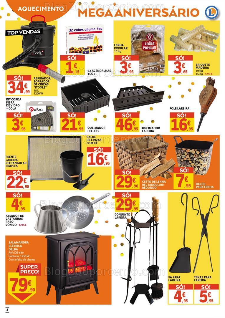 Antevisão Folheto E-LECLERC Aniversário Bazar Promoções de 13 a 29 outubro