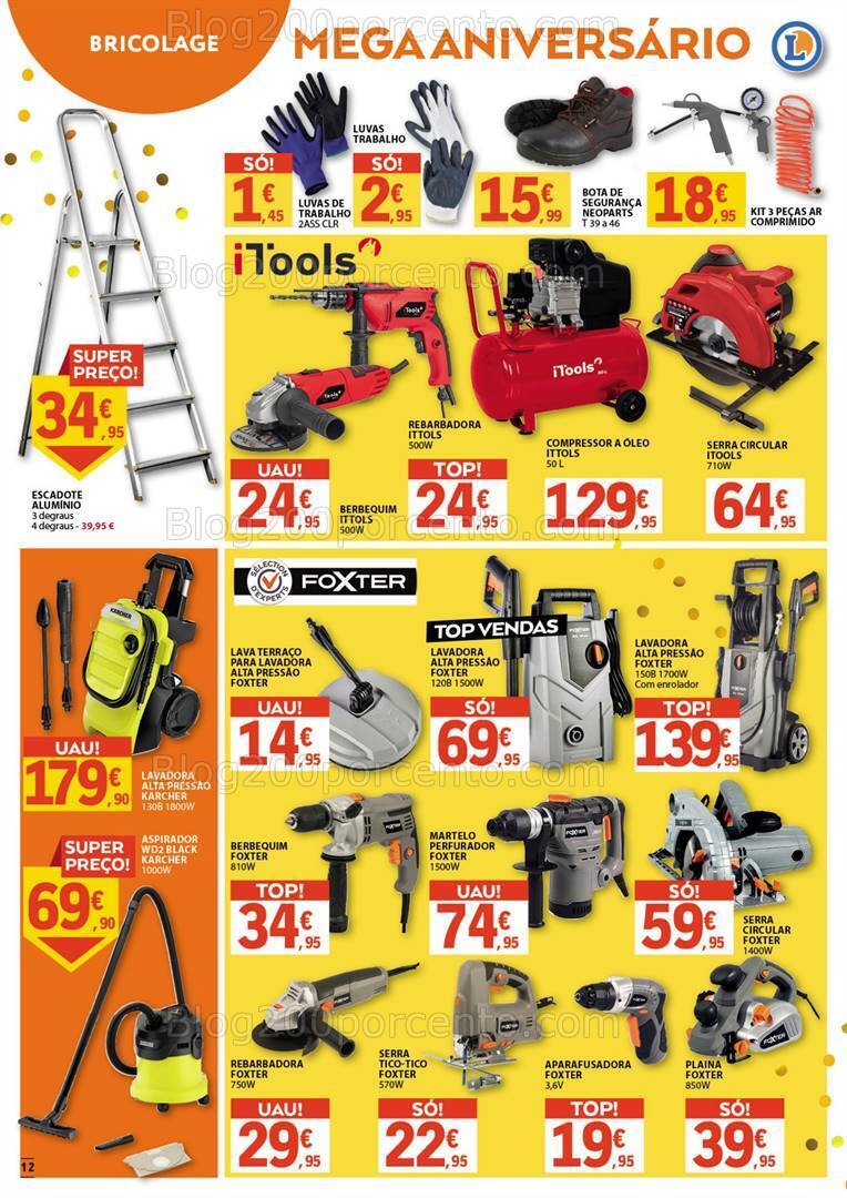 Antevisão Folheto E-LECLERC Aniversário Bazar Promoções de 13 a 29 outubro