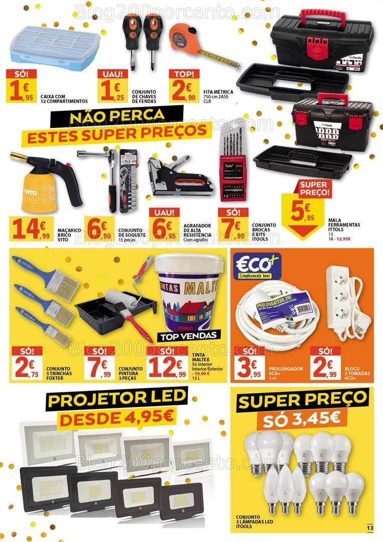 Antevisão Folheto E-LECLERC Aniversário Bazar Promoções de 13 a 29 outubro