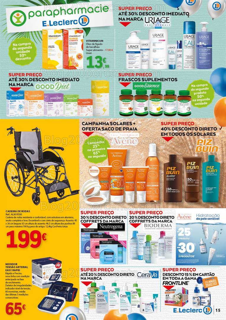 Antevisão Folheto E-LECLERC Aniversário Promoções de 25 julho a 11 agosto