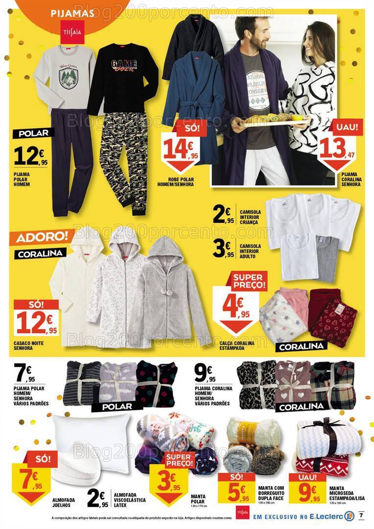 Antevisão Folheto E-LECLERC Especial Moda e Têxtil Promoções de 13 a 29 outubro