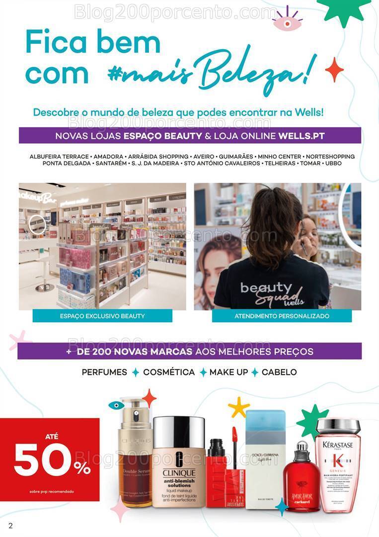 Antevisão Folheto WELLS Beauty Fest Promoções de 19 setembro a 16 outubro