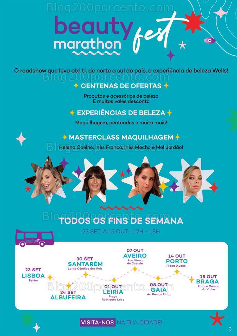 Antevisão Folheto WELLS Beauty Fest Promoções de 19 setembro a 16 outubro