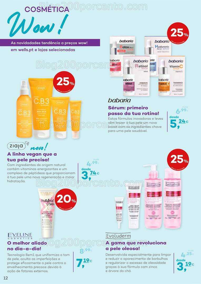 Antevisão Folheto WELLS Beauty Fest Promoções de 19 setembro a 16 outubro