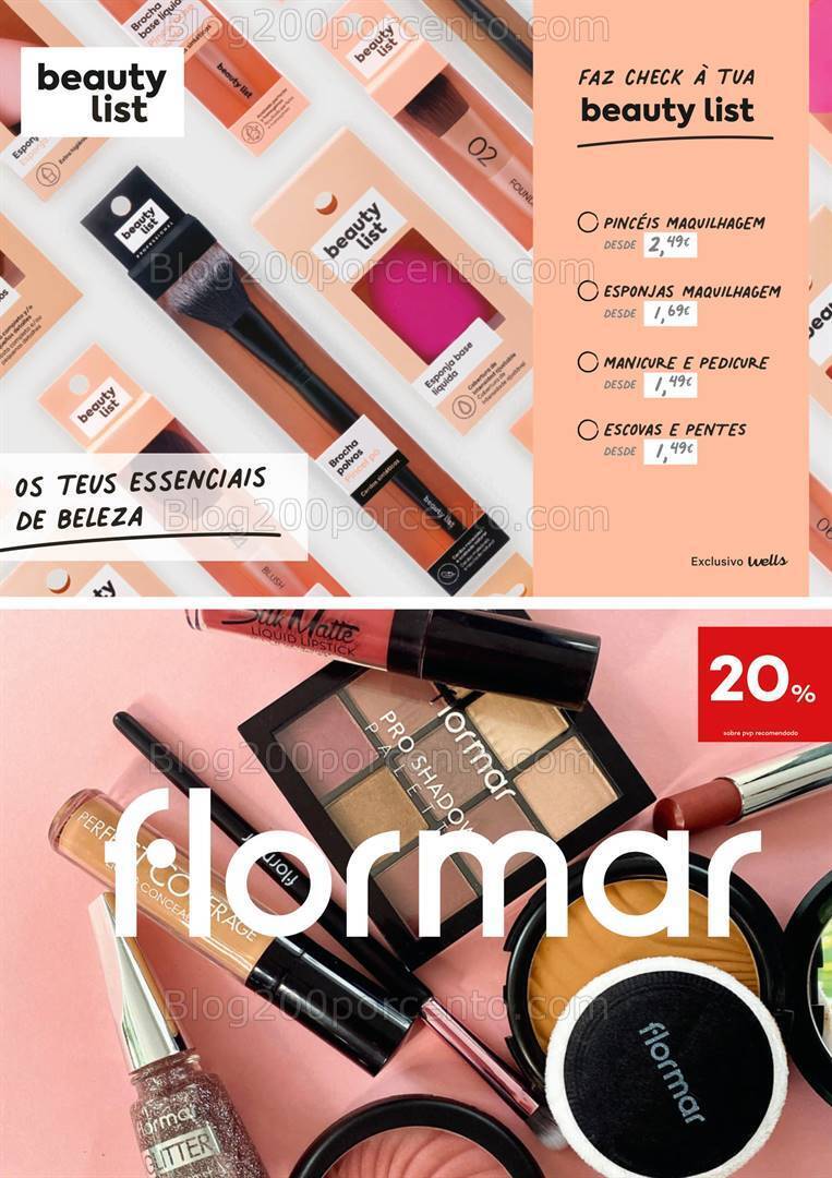 Antevisão Folheto WELLS Beauty Fest Promoções de 19 setembro a 16 outubro